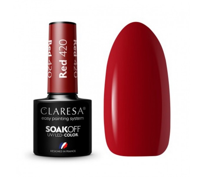 CLARESA Hibridinis gelinis lakas (RED 420) -5g