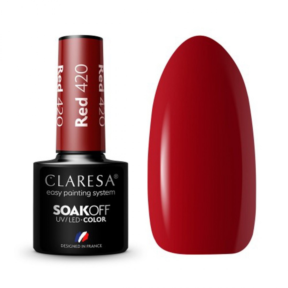 CLARESA Hibridinis gelinis lakas (RED 420) -5g