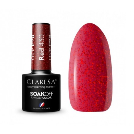 CLARESA Hibridinis gelinis lakas (RED 430) -5g