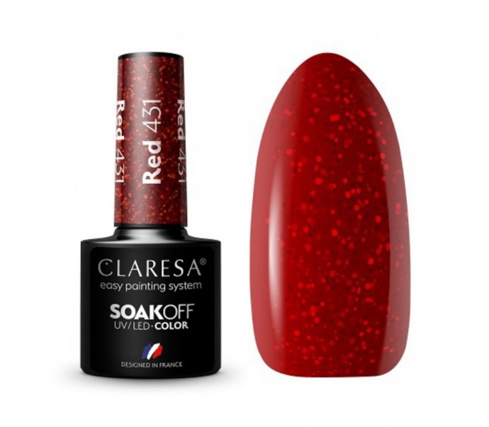 CLARESA Hibridinis gelinis lakas (RED 431) -5g