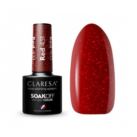 CLARESA Hibridinis gelinis lakas (RED 431) -5g