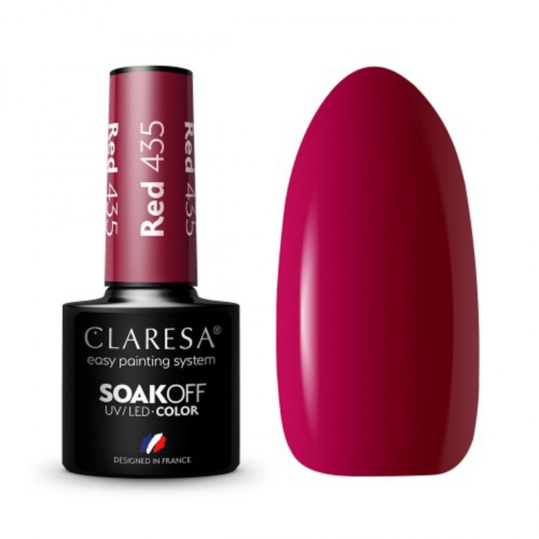CLARESA Hibridinis gelinis lakas (RED 435) -5g
