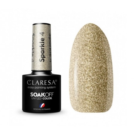 CLARESA Hibridinis gelinis lakas (SPARKLE 4)-5g