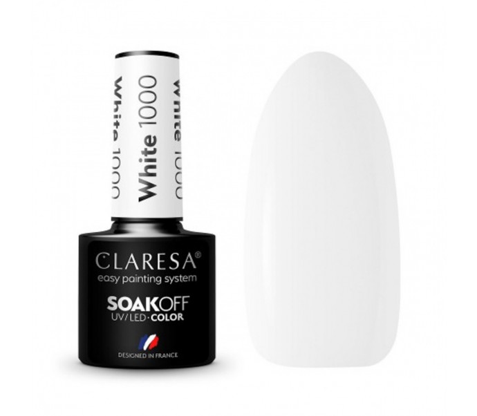 CLARESA Hibridinis gelinis lakas (WHITE 1000) -5g