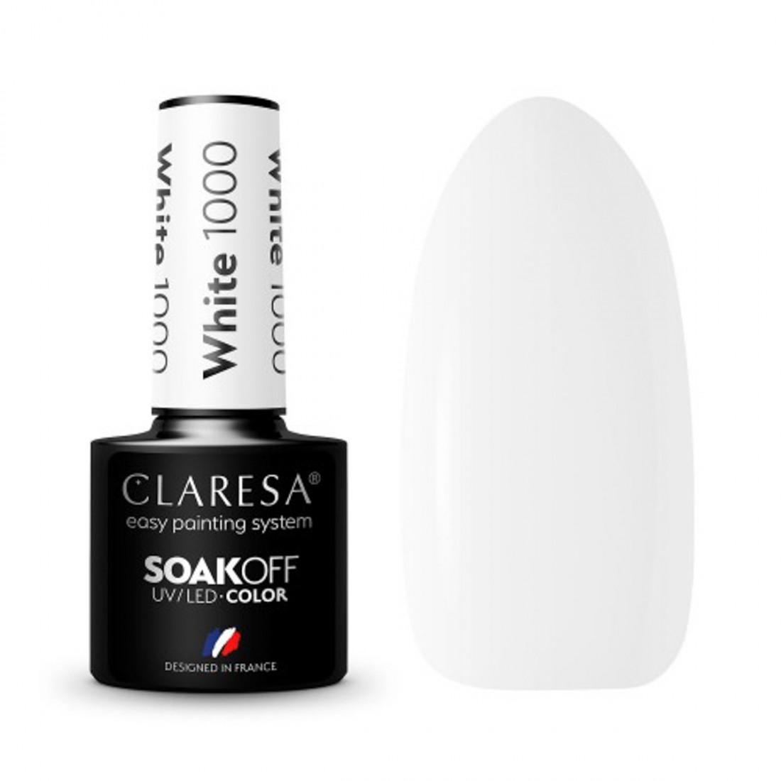 CLARESA Hibridinis gelinis lakas (WHITE 1000) -5g