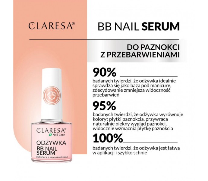 CLARESA Odżywka do paznokci BB Nail Serum 5 g