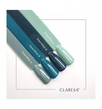 CLARESA lakier hybrydowy GREEN WINKS 4 -5g