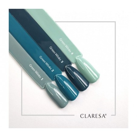 CLARESA lakier hybrydowy GREEN WINKS 4 -5g