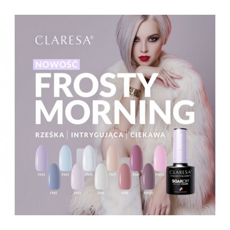 CLARESA Lakier hybrydowy Frosty Morning 11 -5g