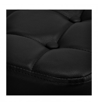 TABORET KOSMETYCZNY M-1645 ZŁOTO CZARNY