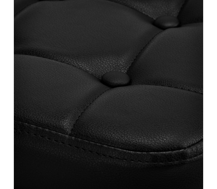 TABORET KOSMETYCZNY M-1645 ZŁOTO CZARNY