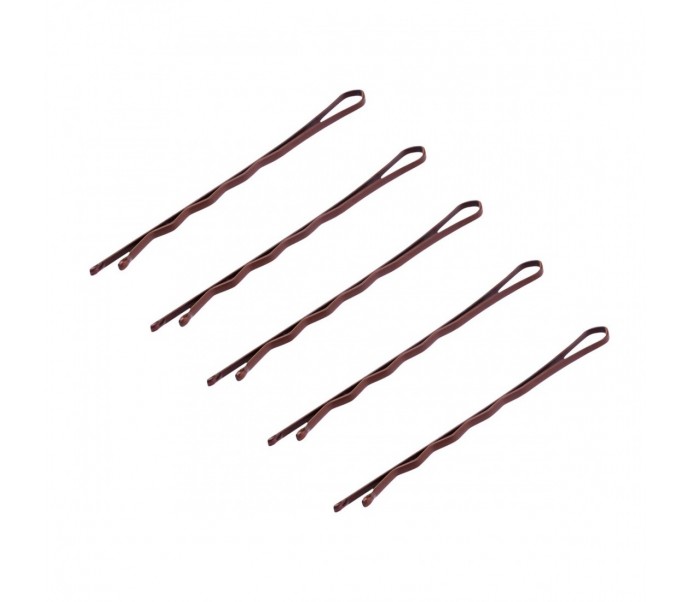 WSUWKI FRYZJERSKIE DO WŁOSÓW E-58 120SZT 5,6CM MIEDZIANY