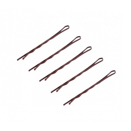 WSUWKI FRYZJERSKIE DO WŁOSÓW E-58 120SZT 5,6CM MIEDZIANY