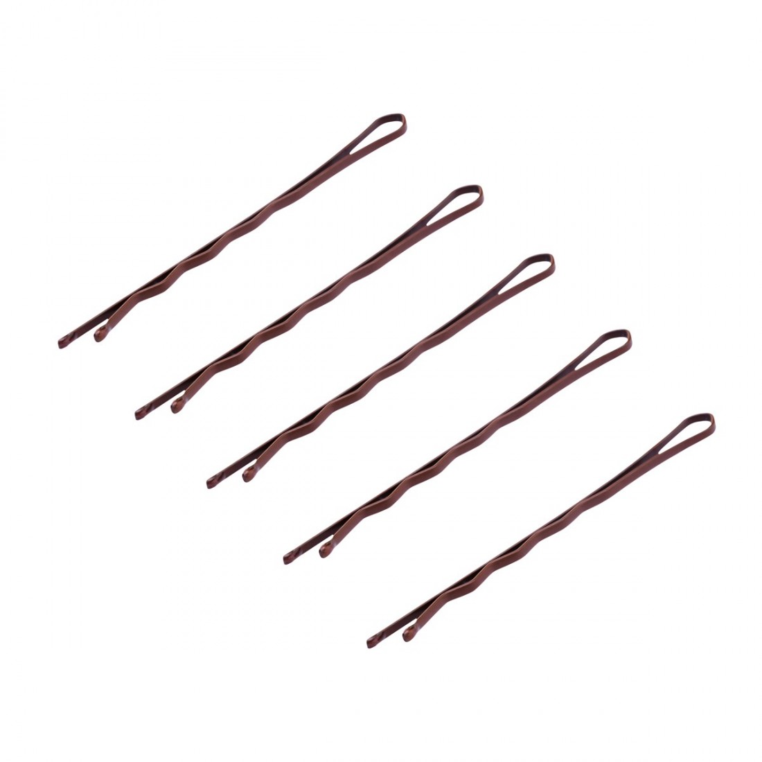 WSUWKI FRYZJERSKIE DO WŁOSÓW E-58 120SZT 5,6CM MIEDZIANY