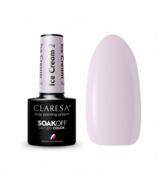 CLARESA lakier hybrydowy Ice cream 2 -5g