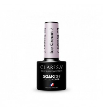 CLARESA lakier hybrydowy Ice cream 2 -5g