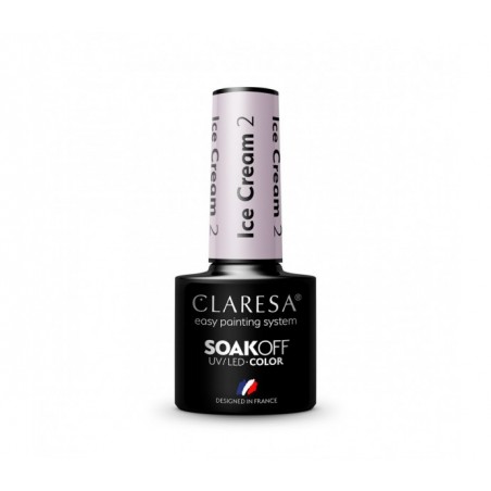 CLARESA lakier hybrydowy Ice cream 2 -5g