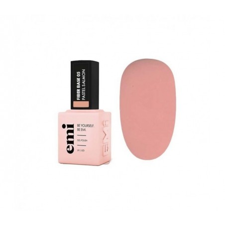 E.MiLac Fiber Base Gel Pastel Salmon nr. 5 15ml