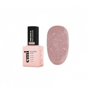 E.MiLac Fiber Base Gel Pink Diamond nr. 6 15ml
