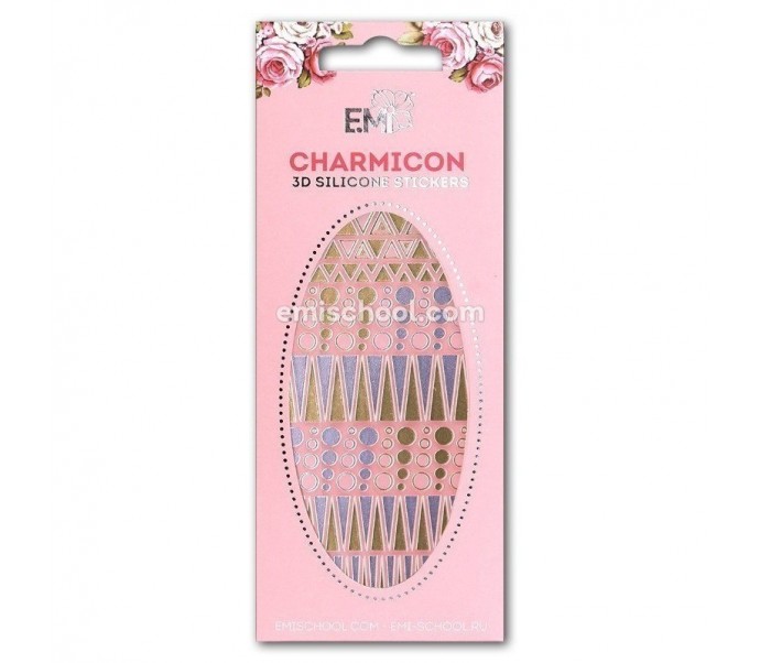 E.Mi Charmicon 3D Silicone Stickers 37 Geometry g/s
