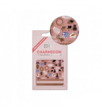 E.Mi Charmicon 3D Silikoniniai lipdukai Nr. 96 Lunula