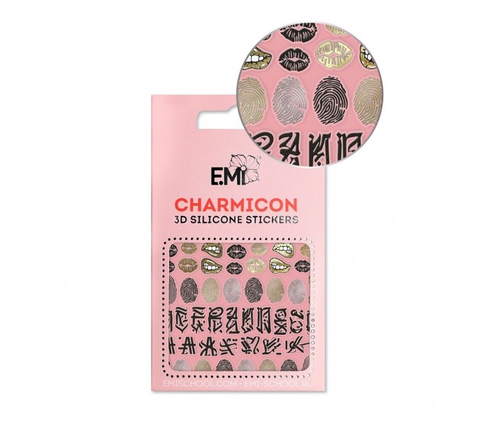 E.Mi Charmicon 3D Silicone Stickers 146 Prints