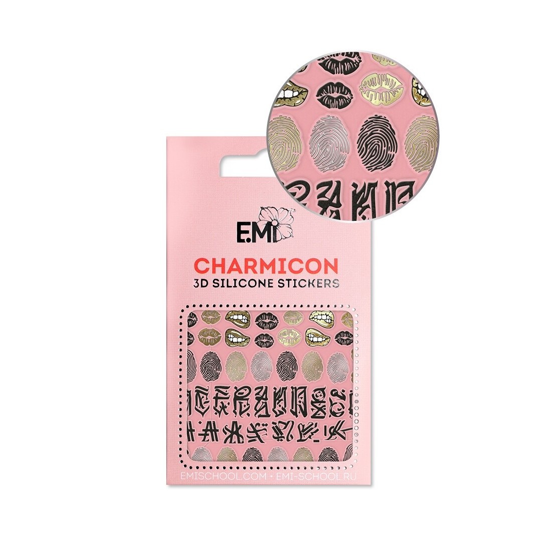 E.Mi Charmicon 3D Silicone Stickers 146 Prints