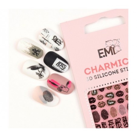 E.Mi Charmicon 3D Silicone Stickers 146 Prints