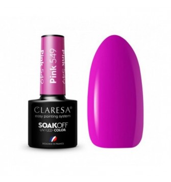 CLARESA Hibridinis nagų lakas PINK 549, 5g