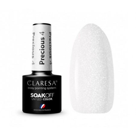 CLARESA Hibridinis nagų lakas Precious PS4, 5 ml