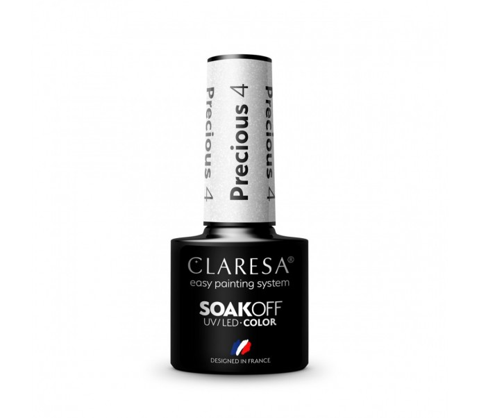 CLARESA Hibridinis nagų lakas Precious PS4, 5 ml