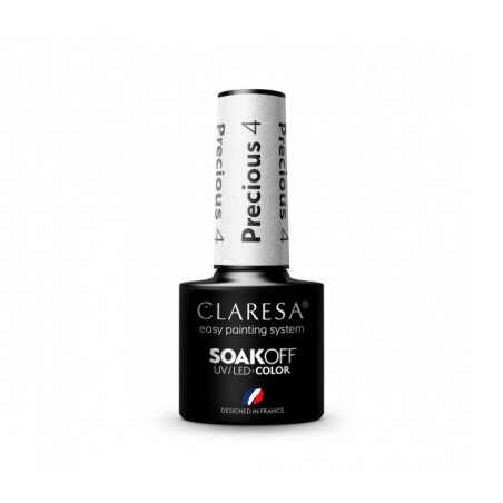 CLARESA Hibridinis nagų lakas Precious PS4, 5 ml