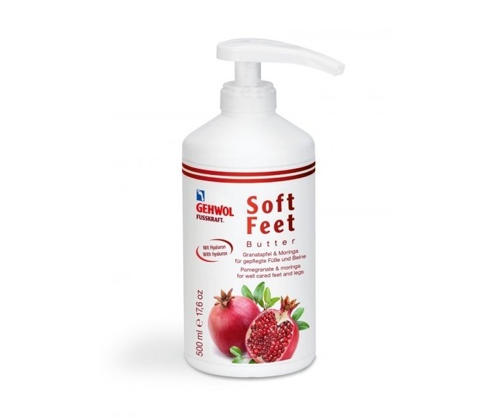 GEHWOL FUSSKRAFT Soft Feet Butter išvargintos ir sausos odos sviestelis, 500 ml