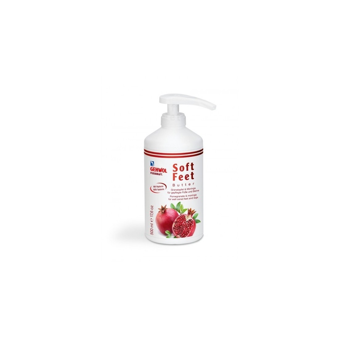 GEHWOL FUSSKRAFT Soft Feet Butter išvargintos ir sausos odos sviestelis, 500 ml