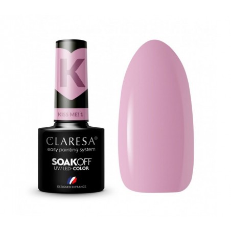 CLARESA Hibridinis nagų lakas Kiss Me! 1, 5g