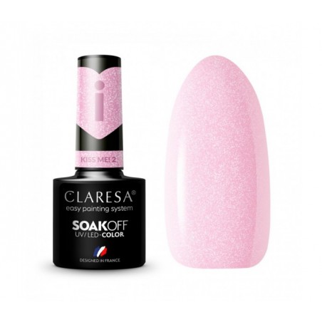 CLARESA Hibridinis nagų lakas Kiss Me! 2, 5g