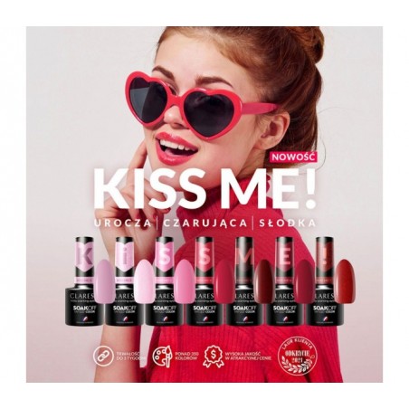CLARESA Hibridinis nagų lakas Kiss Me! 2, 5g