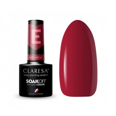 CLARESA Hibridinis nagų lakas Kiss Me! 6, 5g