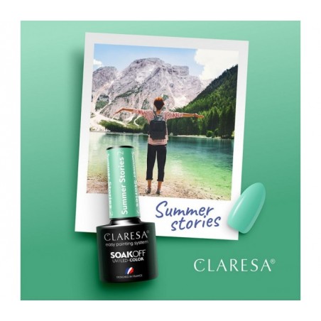 CLARESA Hibridinis nagų lakas SUMMER STORIES 2, 5g