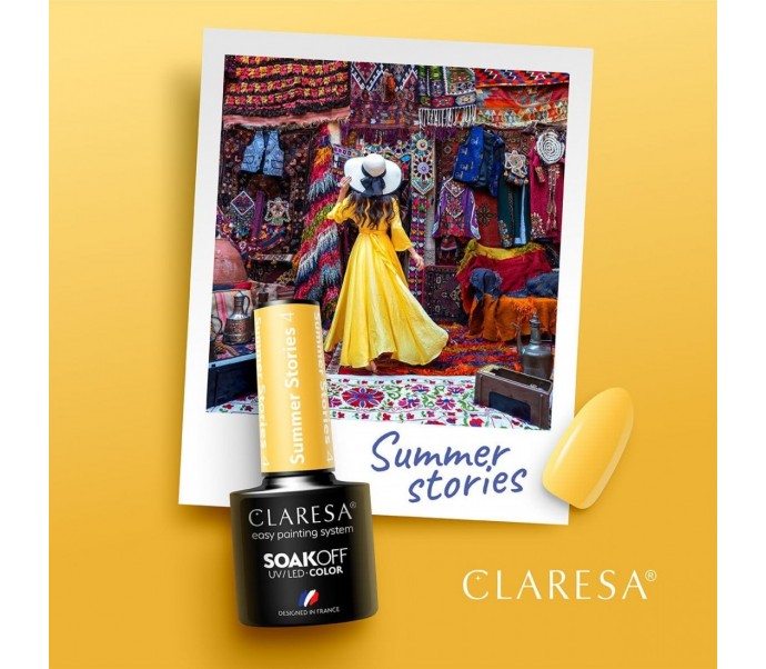 CLARESA Hibridinis nagų lakas SUMMER STORIES 4, 5g