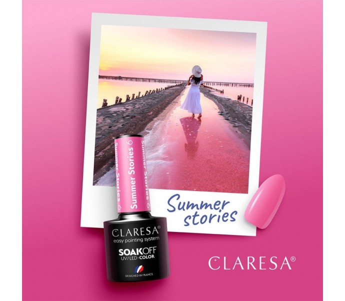 CLARESA lakier hybrydowy SUMMER STORIES 6 -5g
