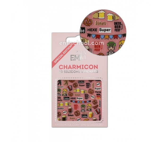 E.Mi Charmicon 3D Silikoniniai lipdukai Germany Nr. 2