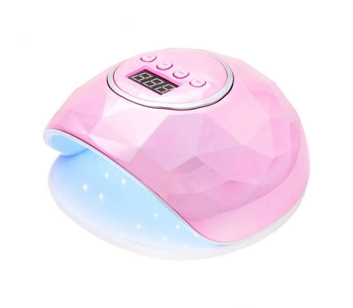 UV/LED MANIKIŪRO IR PEDIKIŪRO LEMPA SHINY 86W  rožinė