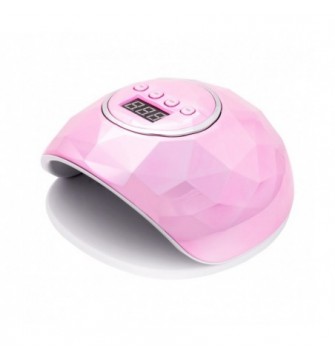 UV/LED MANIKIŪRO IR PEDIKIŪRO LEMPA SHINY 86W  rožinė