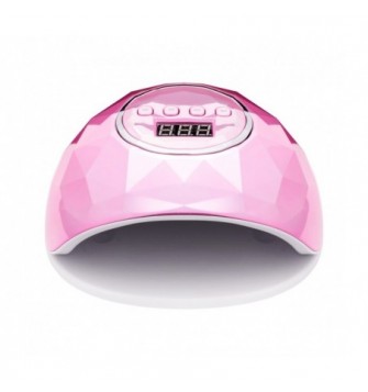 UV/LED MANIKIŪRO IR PEDIKIŪRO LEMPA SHINY 86W  rožinė