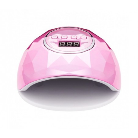 UV/LED MANIKIŪRO IR PEDIKIŪRO LEMPA SHINY 86W  rožinė