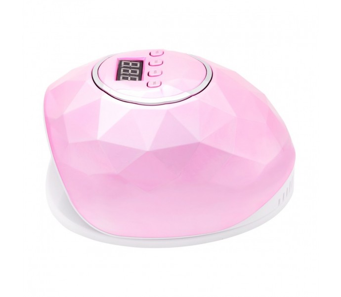 UV/LED MANIKIŪRO IR PEDIKIŪRO LEMPA SHINY 86W  rožinė