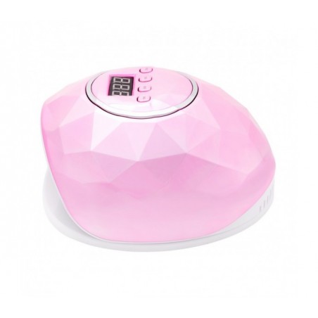 UV/LED MANIKIŪRO IR PEDIKIŪRO LEMPA SHINY 86W  rožinė