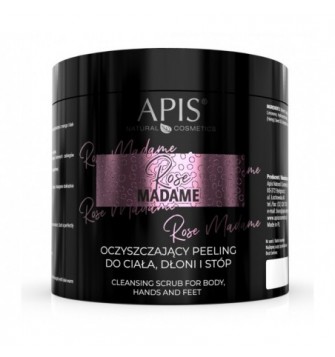 APIS Rose Madame, valomasis kūno ir pėdų šveitiklis 700 g