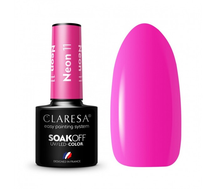 CLARESA Hibridinis nagų lakas NEON 11 , 5g